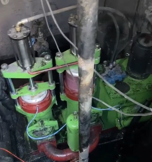 120立方流量節(jié)能型柱塞泥漿泵在洗煤廠使用現場